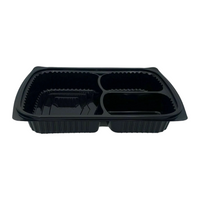 Somoplast 3 Compartment Microwaveable Container Base (2 Sizes)