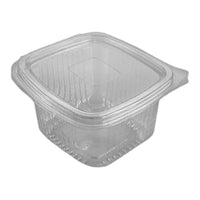 Somoplast Clear Hinged Square Container (3 Sizes)