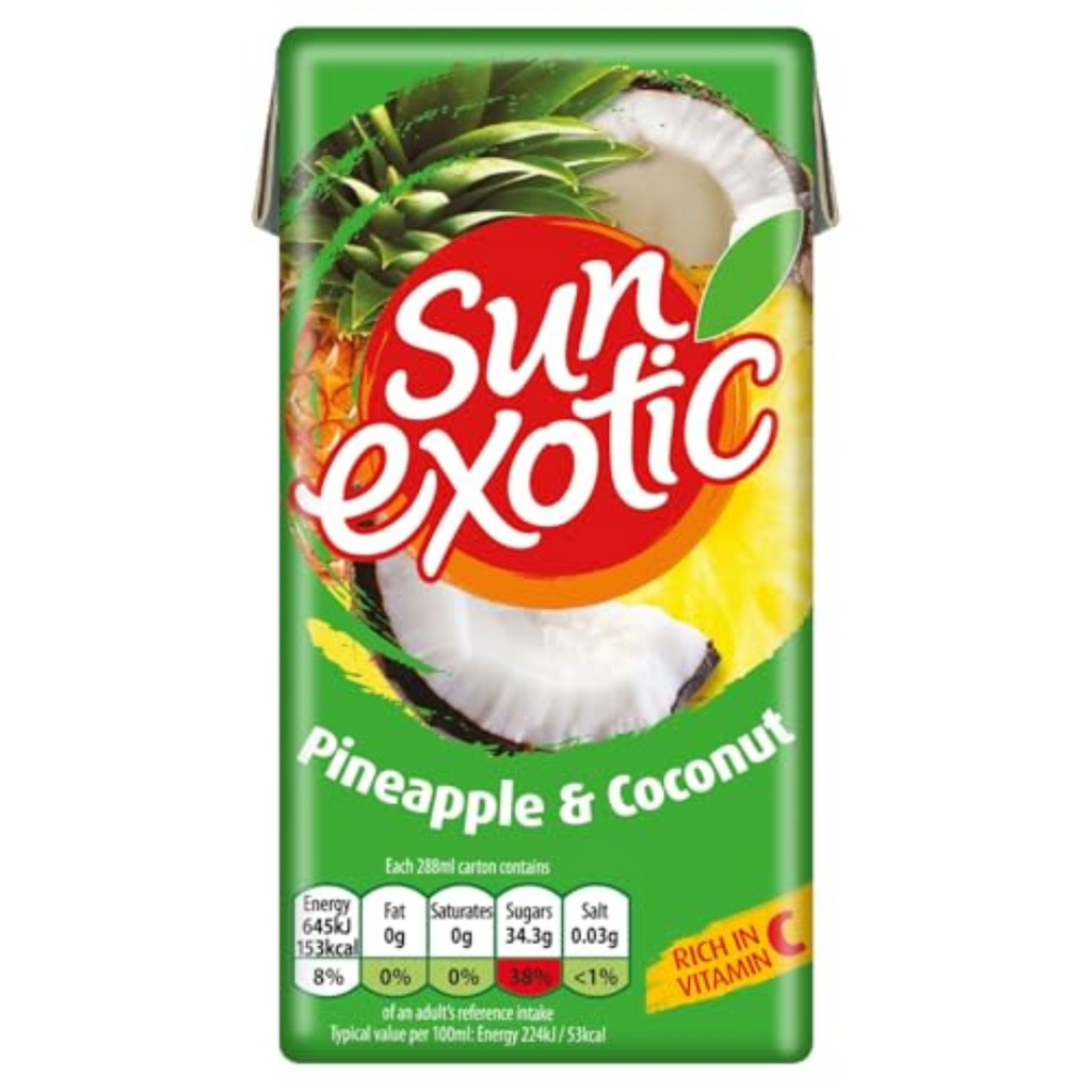 Sun Exotic Pineapple & Coconut Drink 288ml
