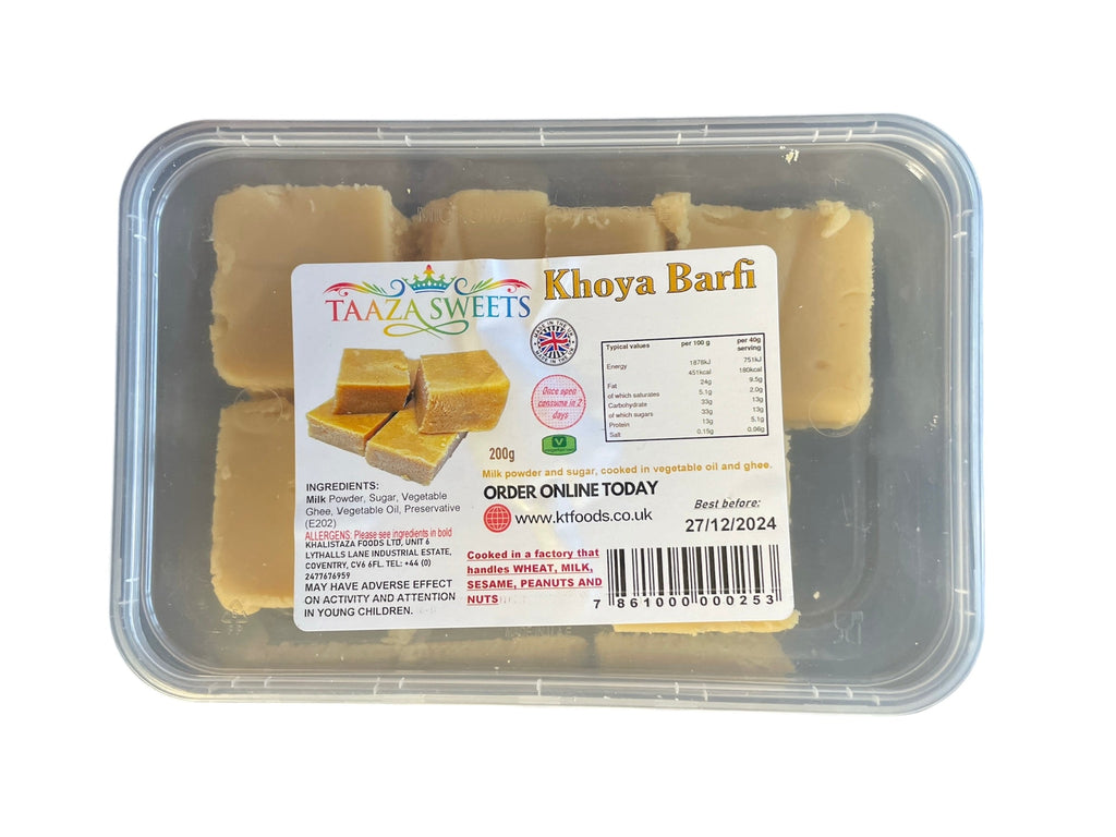 Taaza Sweets Khoya Burfi 200g