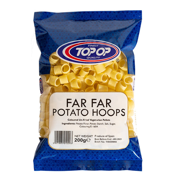 Top Op Far Far Potato Hoops 200g