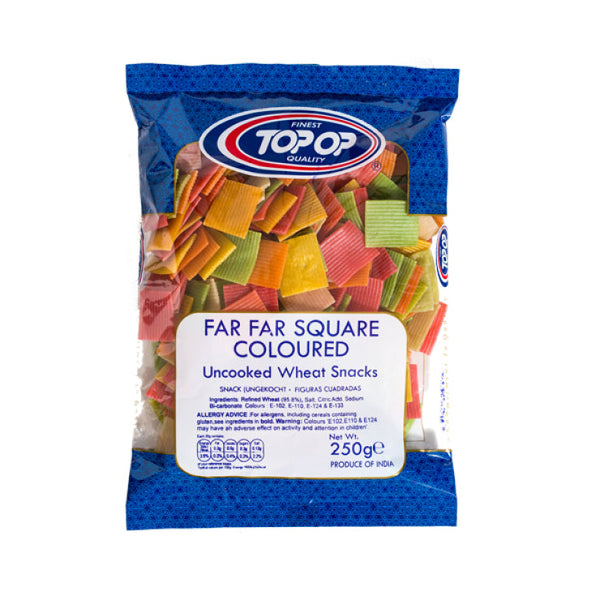 Top Op Far Far Squares Coloured 250g