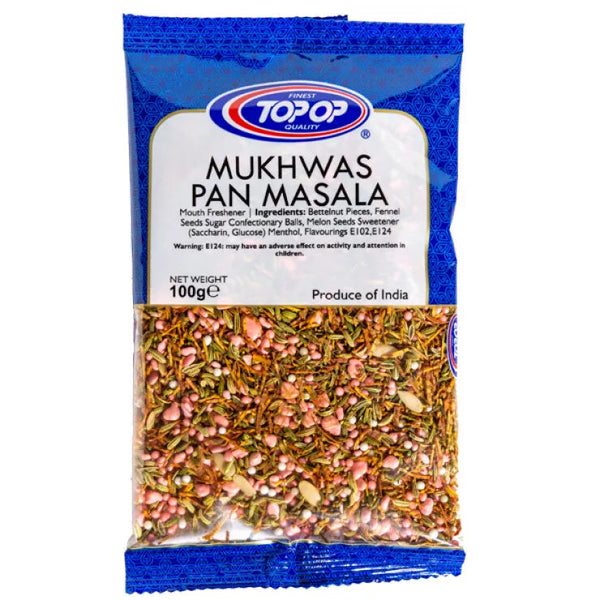 Top Op Mukhwas Paan Masala 100g (Mouth Freshener)