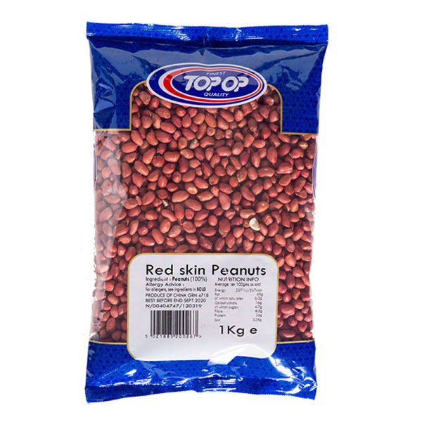 Top Op Peanuts Red Skin (Raw Peanuts)