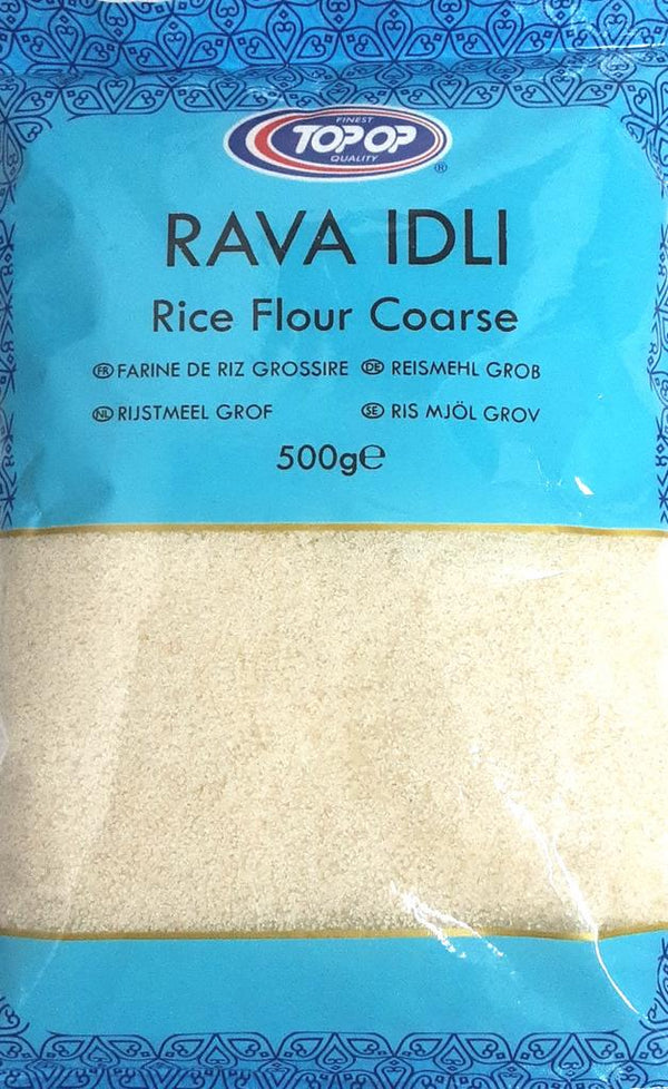 Top Op Rava Idli (Rice Flour Coarse)