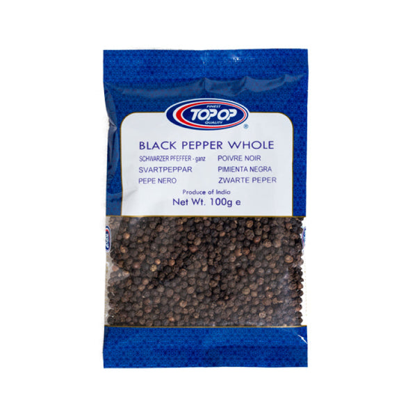Top Op Topop Black Pepper Whole 100g