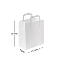 White SOS Paper Carrier Bag (3 Sizes)