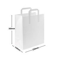White SOS Paper Carrier Bag (3 Sizes)
